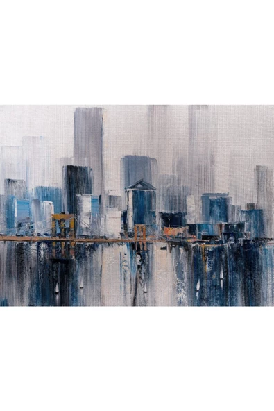 Sisli Şehir Canvas Tablo (50x70) - Resim 2