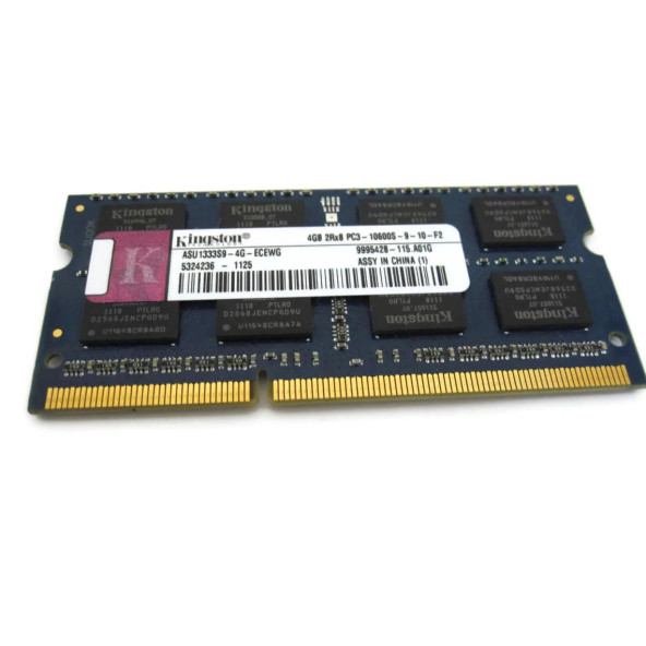 Kingston PC3-10600 4GB 1333MHz Memory Module ASU1333S9-4G-ECEWG NOTEBOOK RAM BELLEK - 2