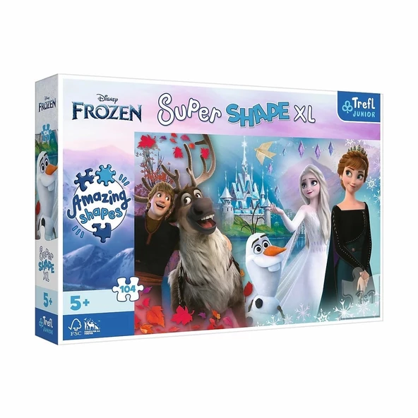 PUZZLE-50017 Frozen 104 Parça XL  Çocuk Puzzle