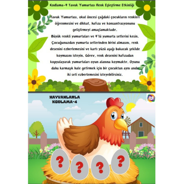 Hayvanlarla Kodlama Eğitim Seti - 3