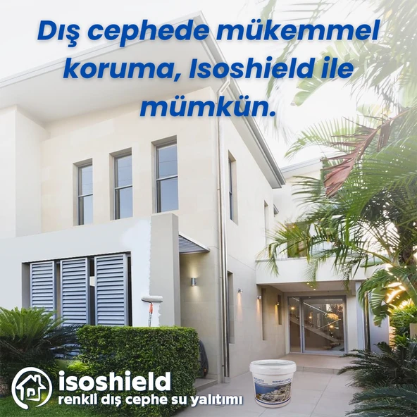 İSOSHİELD SU KESİCİ DIŞ CEPHE SU YALITIM BOYASI 18 KG - 3