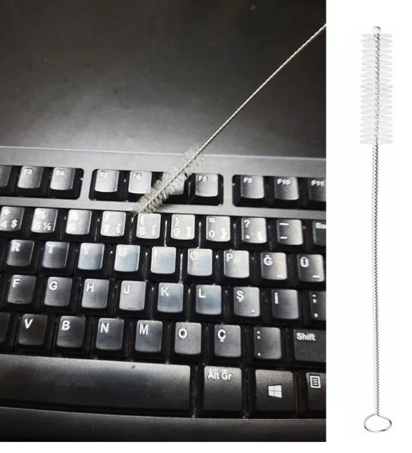 3 Lü Pratik Fırça  Esnek Bükülebilir Klavye Mouse Arası Temizlik Fırçası (1243)