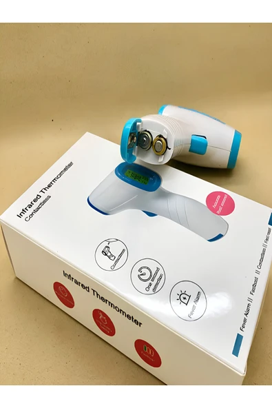 Pilli Kızılötesi Isı Ölçer Ateş Ölçer temassız ms4003 Uzaktan Dijital - 3