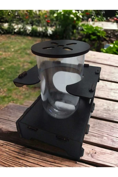 KorPet Hobi Akvaryum Dekoratif Mdf malzeme Mika Cam 15×22 - Resim 2