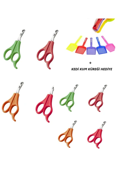 Kor Kedi tırnak makası + kedi kum küreği hediye - 1