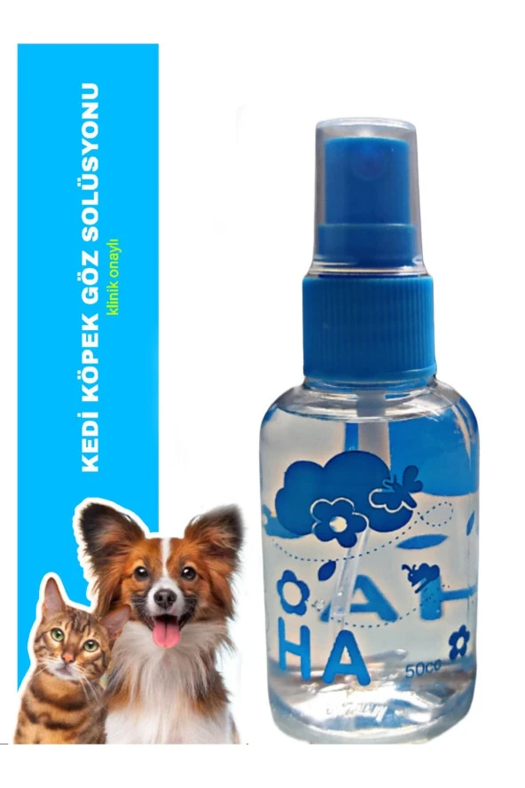 Kedi Köpek Göz Çapak Temizleyici Akıntı Arındırıcı Solüsyon Sprey 50 ml