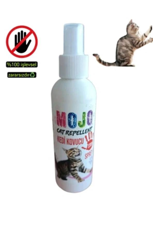 KorPet Mojo Kedi Uzaklaştırıcı Sprey Kedi Tuvalet Eğitici Kedi Caydırıcı Kovucu Sprey 125 ml - Resim 3
