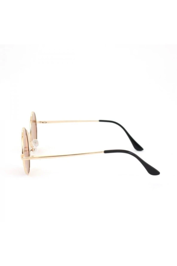 MARMORİS Köprülü Kahverengi Yuvarlak Güneş Gözlüğü MAR-0059-1 - 3