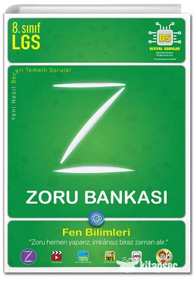 8. Sınıf LGS Fen Bilimleri Zoru Bankası Tonguç Akademi