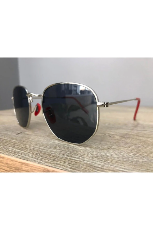 MARMORİS Metal Çerçeveli Beşgen Unisex Güneş Gözlüğü MAR-0013 - 2