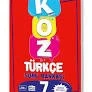 Kurmay Okul Yayınları 7. Sınıf Türkçe KOZ Tatlı Sert Soru Bankası