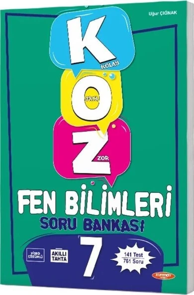 7. Sınıf KOZ Tatlı Sert Fen Bilimleri Soru Bankası Kurmay ELT