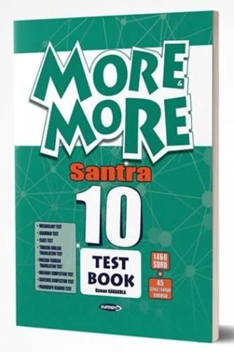 Kurmay ELT More and More English 10 Santra Test Book