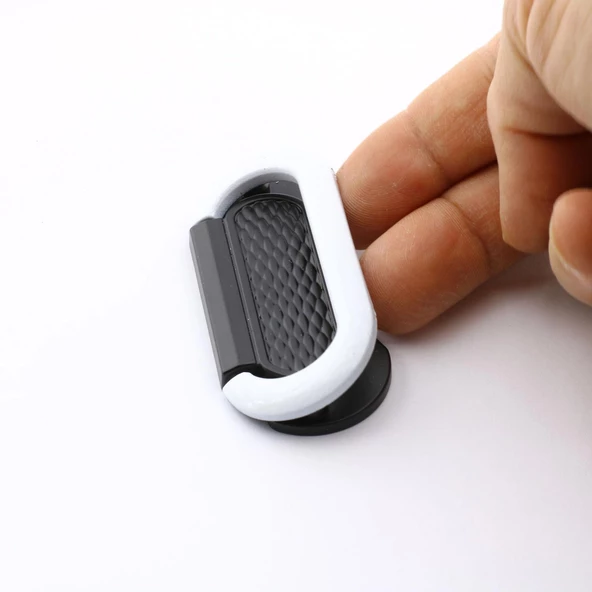 Midas Kulp Mobilya Mutfak Dolabı Çekmece Dolap Kulpları Kapak Kulpu Kulbu Siyah Beyaz 64 mm Metal - 2
