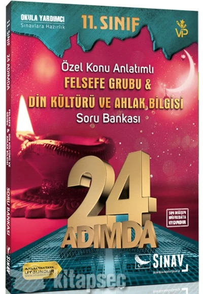 11. Sınıf Felsefe Grubu Din Kültürü ve Ahlak Bilgisi 24 Adımda Öz