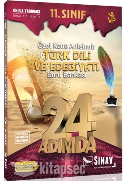 11. Sınıf Türk Dili ve Edebiyatı 24 Adımda Özel Konu Anlatımlı So
