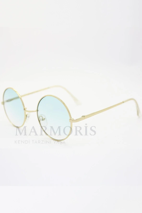 MARMORİS Yuvarlak Şeker Renkli Kadın Güneş Gözlüğü Uv400 MAR-0076-3 - 3