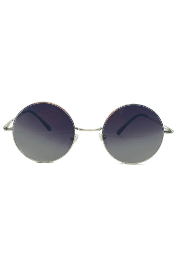 MARMORİS Yuvarlak Şeker Renkli Kadın Güneş Gözlüğü Uv400 Sıyah MAR-0076-1