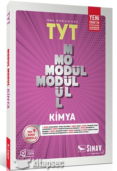 TYT MODÜL MODÜL KİMYA SINAV YAYINLARI