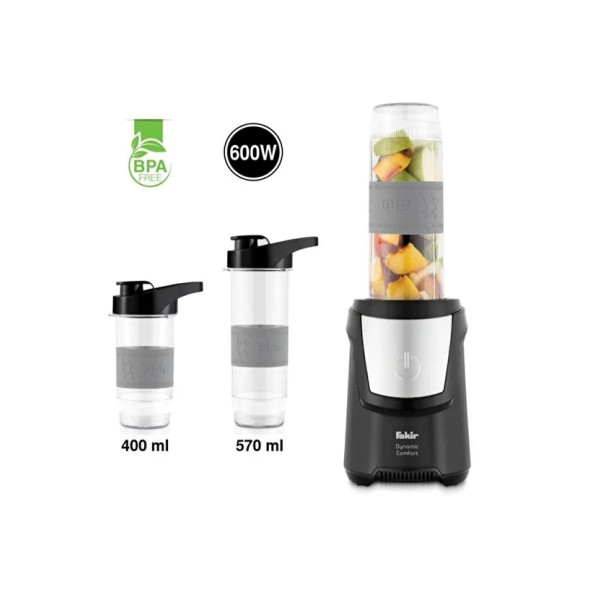 FAKİR DYNAMIC COMFORT 600 W KİŞİSEL BLENDER SİYAH