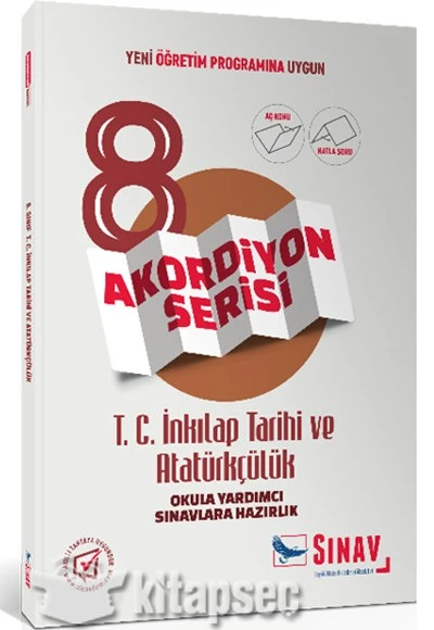 AKORDİYON SERİSİ 8.SINIF T.C.İNKILAP TARİHİ VE ATATÜRKÇÜLÜK SINAV ürün görseli