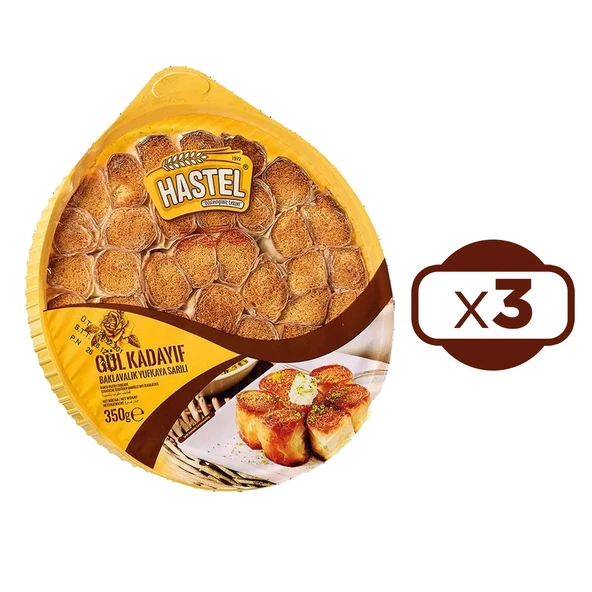 Hastel Gül Kadayıf 350 gr x 3 Adet - 3