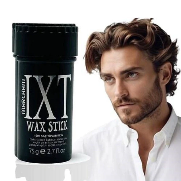Marcham Saç Şekillendirici Stick Wax For Men X 2 - Resim 2