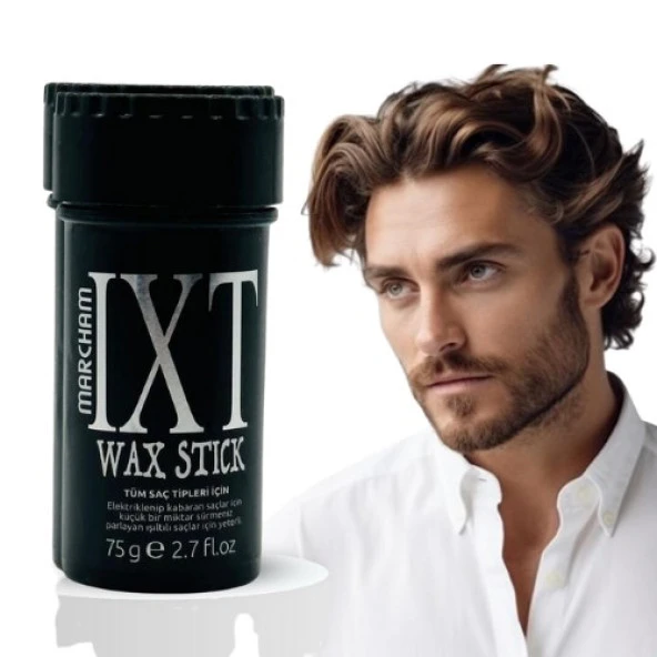 Marcham Saç Şekillendirici Stick Wax For Men - Resim 3