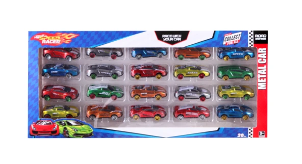 Toysan 35 10'lu Speed Racer Metal Araba Oyuncak - 2