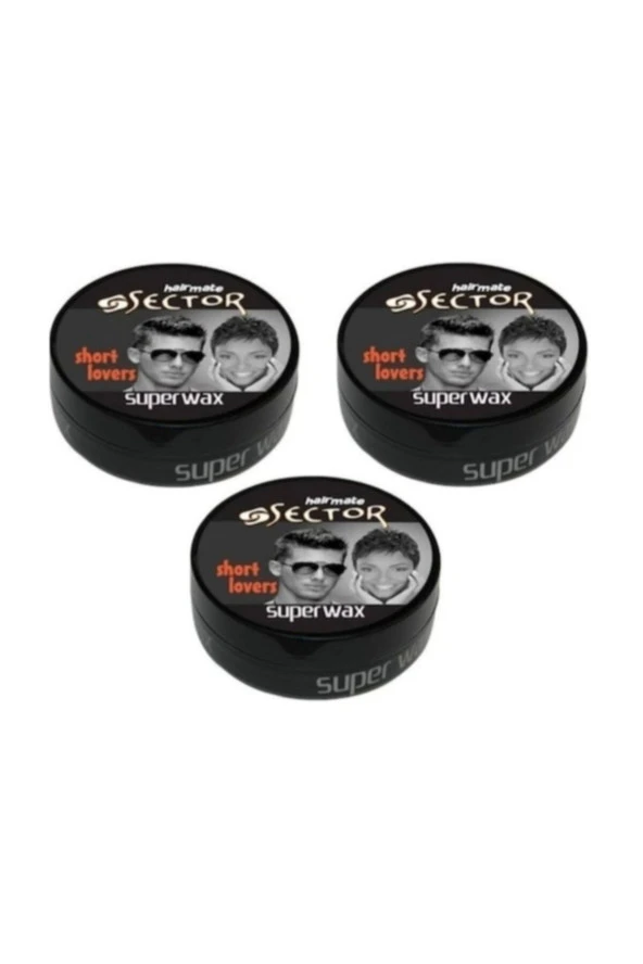 Sector Wax Wet Look Super Vax 150ml  X 3 Adet