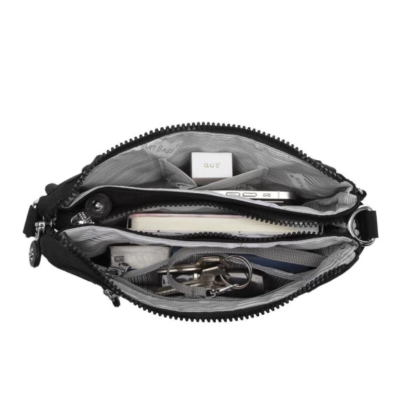 Smart Bags Krinkıl Kumaş Askılı Kadın Çantası 1147 Ten - 5