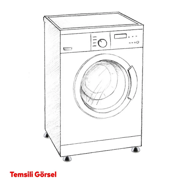 Beyaz Eşya Raf Mobilya Bingo Rotil Ayakları M6 Civatalı 6 Mm Metal Profil Ayağı 2.5 Cm (4 ADET) - 3