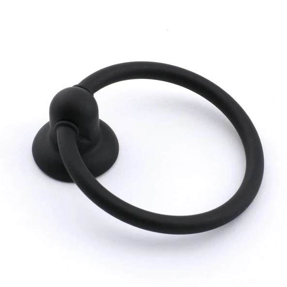 Halka Düğme Sarkaç Siyah Kulp Mobilya Mutfak Dolabı Çekmece Dolap Kulpları Kapak Kulpu Kulb Metal - Resim 7