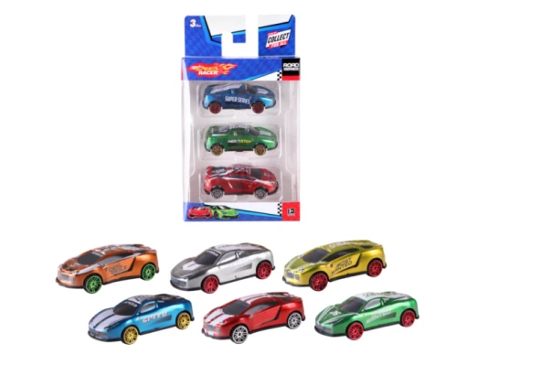 Toysan 23 3'lü Speed Racer Metal Araba Oyuncak - 3