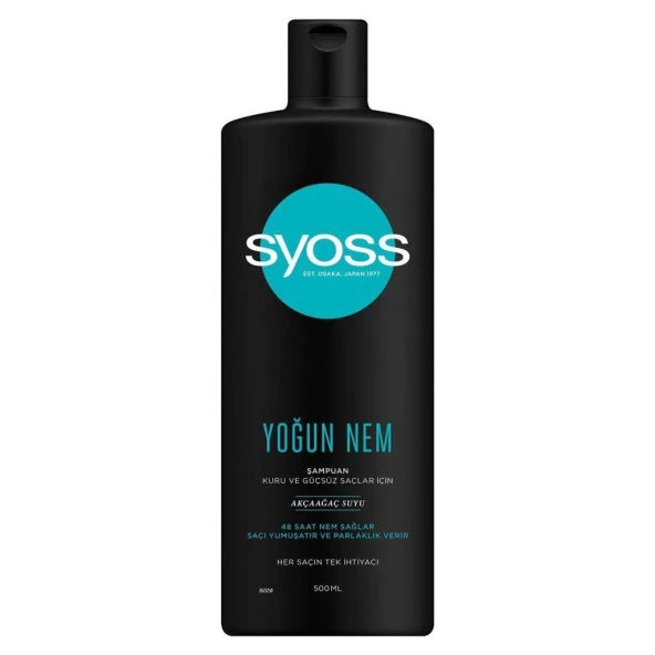 Syoss Yoğun Nem Şampuanı 3 x 500 ML - Resim 2