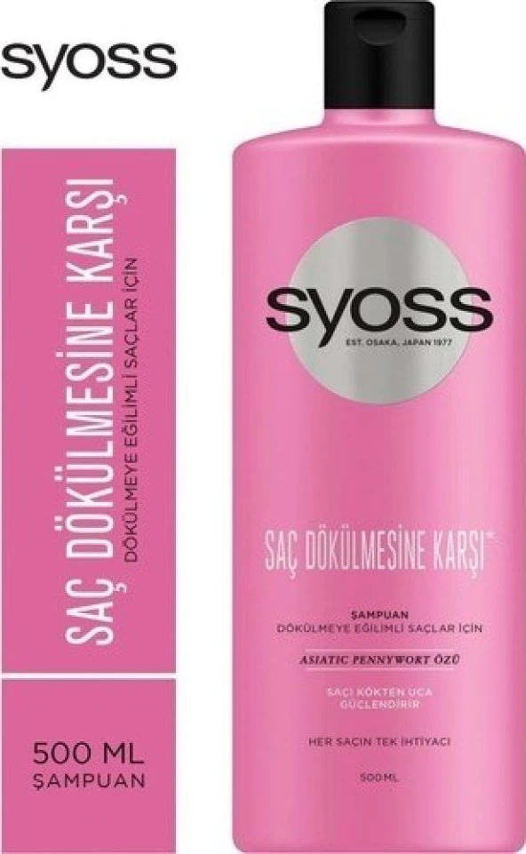 Syoss SAMP.500 ml Saç Dökülmesine Karşı ürün görseli