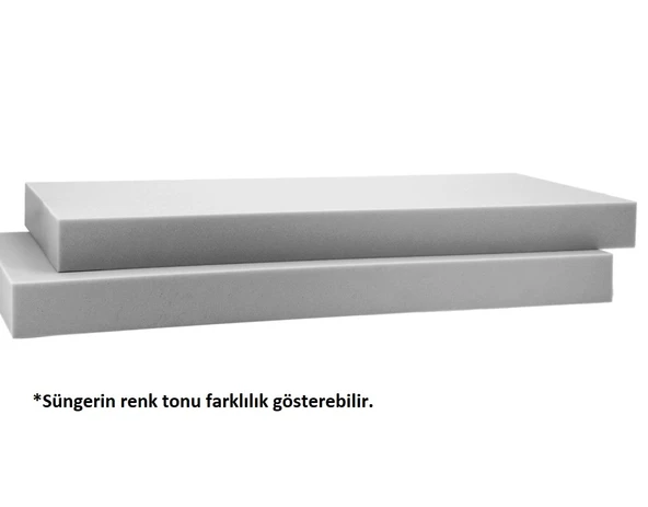 Mandaş Süngerli 2 Kişilik Salıncak Minder Seti (Pamuklu Kumaş)-Gri - 8