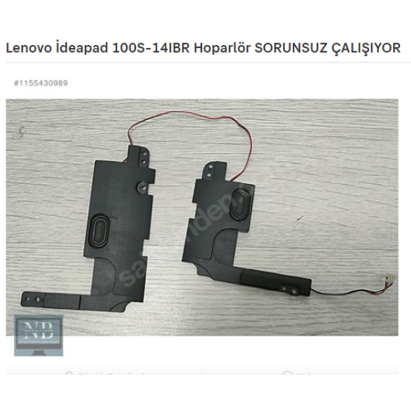 Lenovo İdeapad 100S-14IBR Hoparlör SORUNSUZ ÇALIŞIYOR