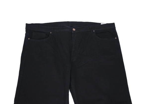 Battal Beden Kot Pantolon Siyah Renk - 4