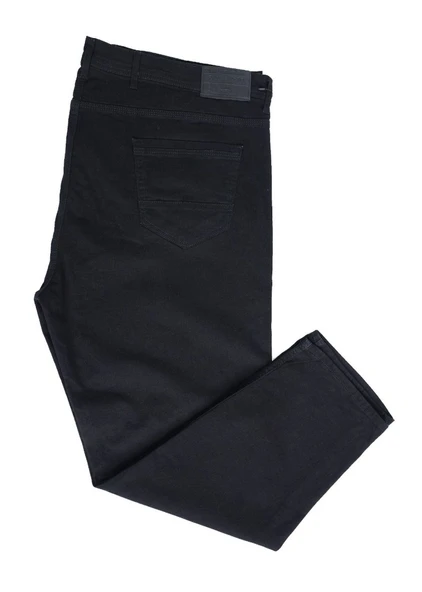 Battal Beden Kot Pantolon Siyah Renk - 3