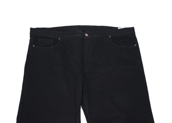 Battal Beden Kot Pantolon Siyah Renk - 2