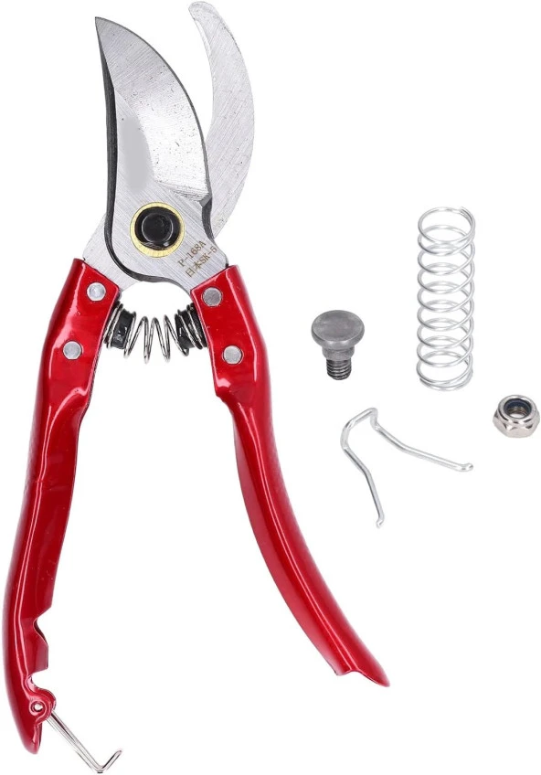 Budama Makası 210 Mm Yedek Yaylı Metal Saplı Budama Makası 21 Cm Boyunda - 2