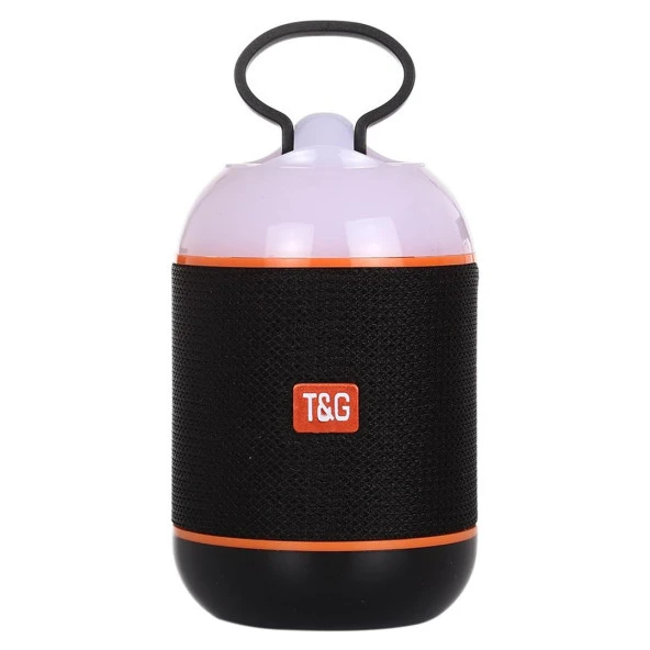 T&G TG605 Led Işıklı Taşınabilir Wireless Kablosuz Bluetooth Hoparlör Usb Sd Fm Destekli Şarjlı Ses Bombası Speaker