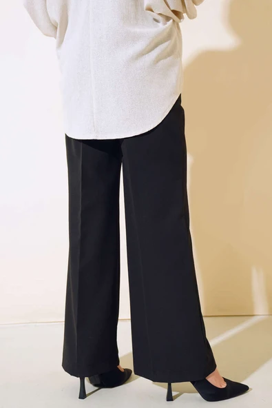 Aksesuarlı Pantolon Siyah - Resim 3