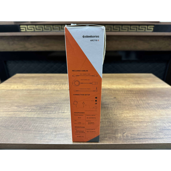 SteelSeries Arctis 5 2019 Edition RGB 7.1 Kablolu Mikrofonlu Kulak Üstü Oyuncu Kulaklığı (İKİNCİ EL) - 2