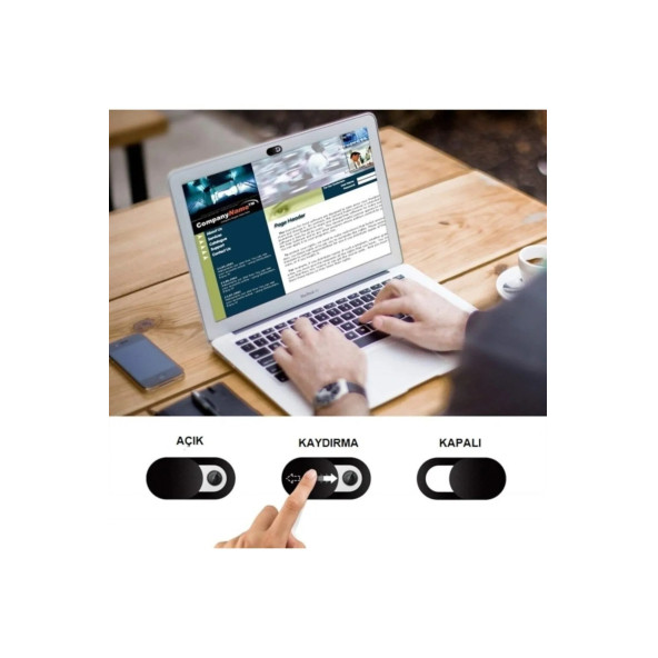 Kriko Aliminyum Mıknatıslı Ekran Telefon Tutucu Standı,Kamera Kapatıcı,Vantuz Telefon Tutucu - 6