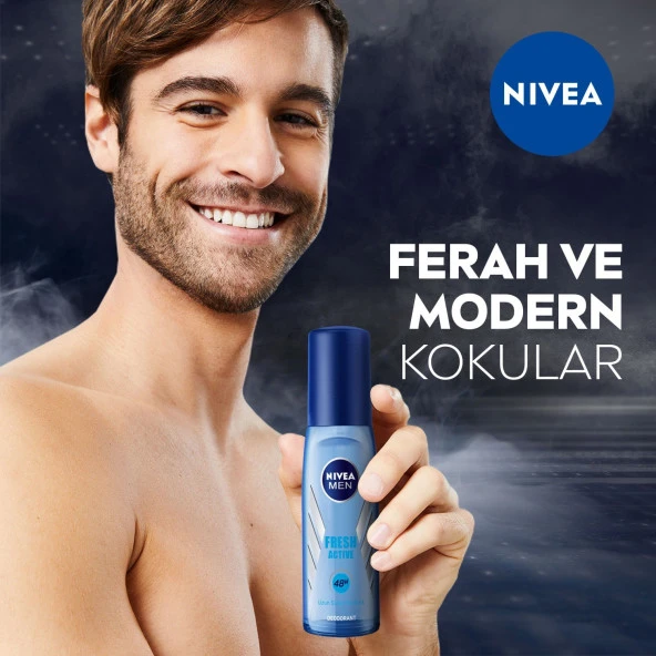 Nivea Pump Deodorant Aile Paketi,Pump Sprey Fresh Kadın Deodorant 75 ml,Men Pump Sprey Fresh Erkek D - 7
