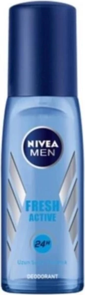 Nivea Deodorant Erkek Fresh Active Pump Sprey 75 ml X3 - 2