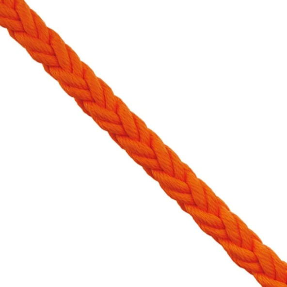 KAYA ROPES LUPP SQUARE TURUNCU 16MM 100MT YÜZEN BAĞLAMA HALATI TEKNE HALATI