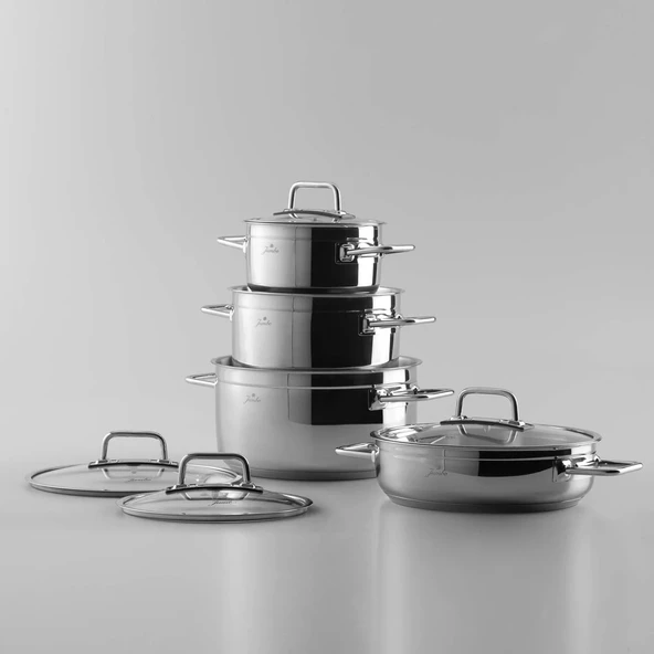 Jumbo Modena 8 Parça Çelik Tencere Seti ürün görseli